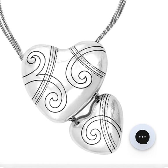 Brighton Atlantis Long Heart Necklace NWT - Picture 4 of 8